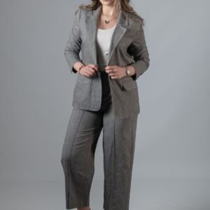 Ensemble Chic Tailleur Gris Chiné